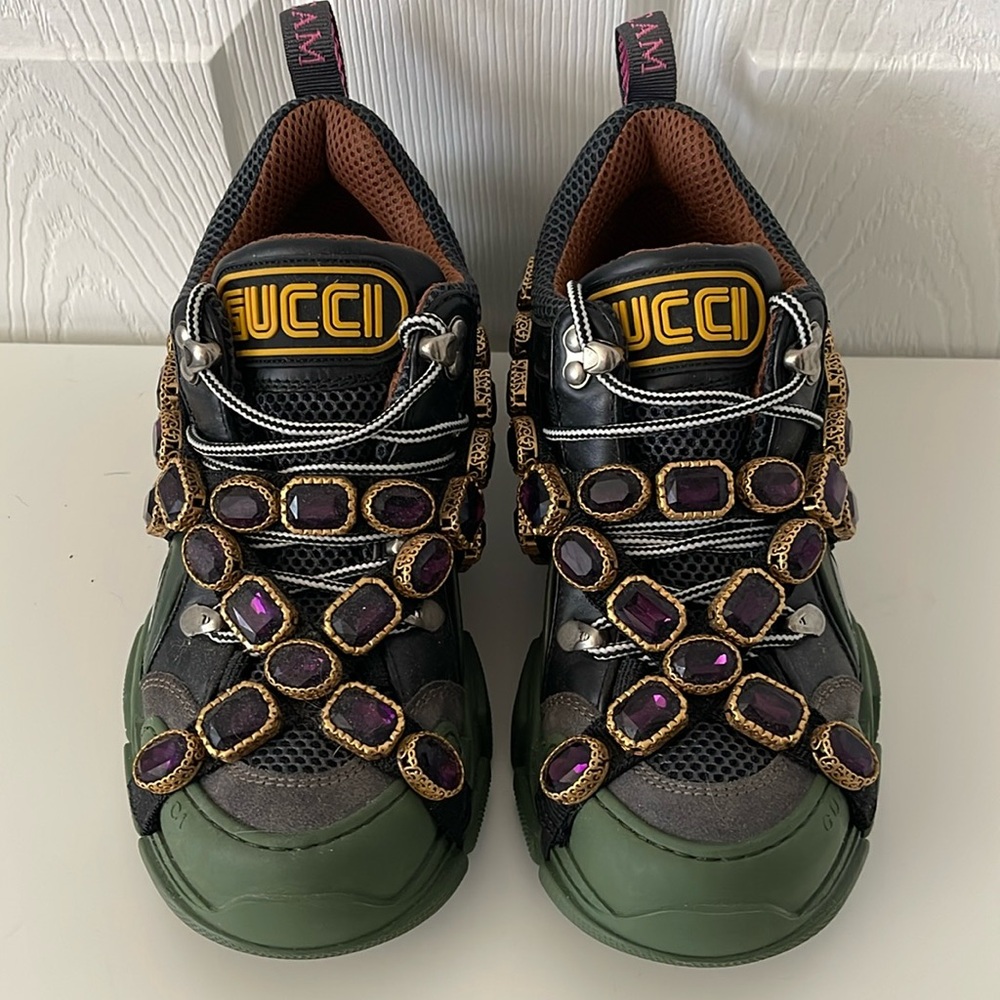 New Gucci Flashterk Hiking Sneakers Sz 7US/37 EU